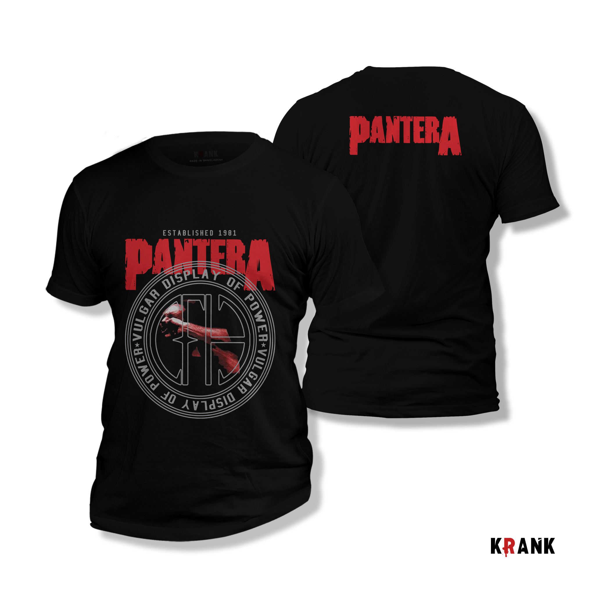 Pantera T Shirt Krank — Pantera