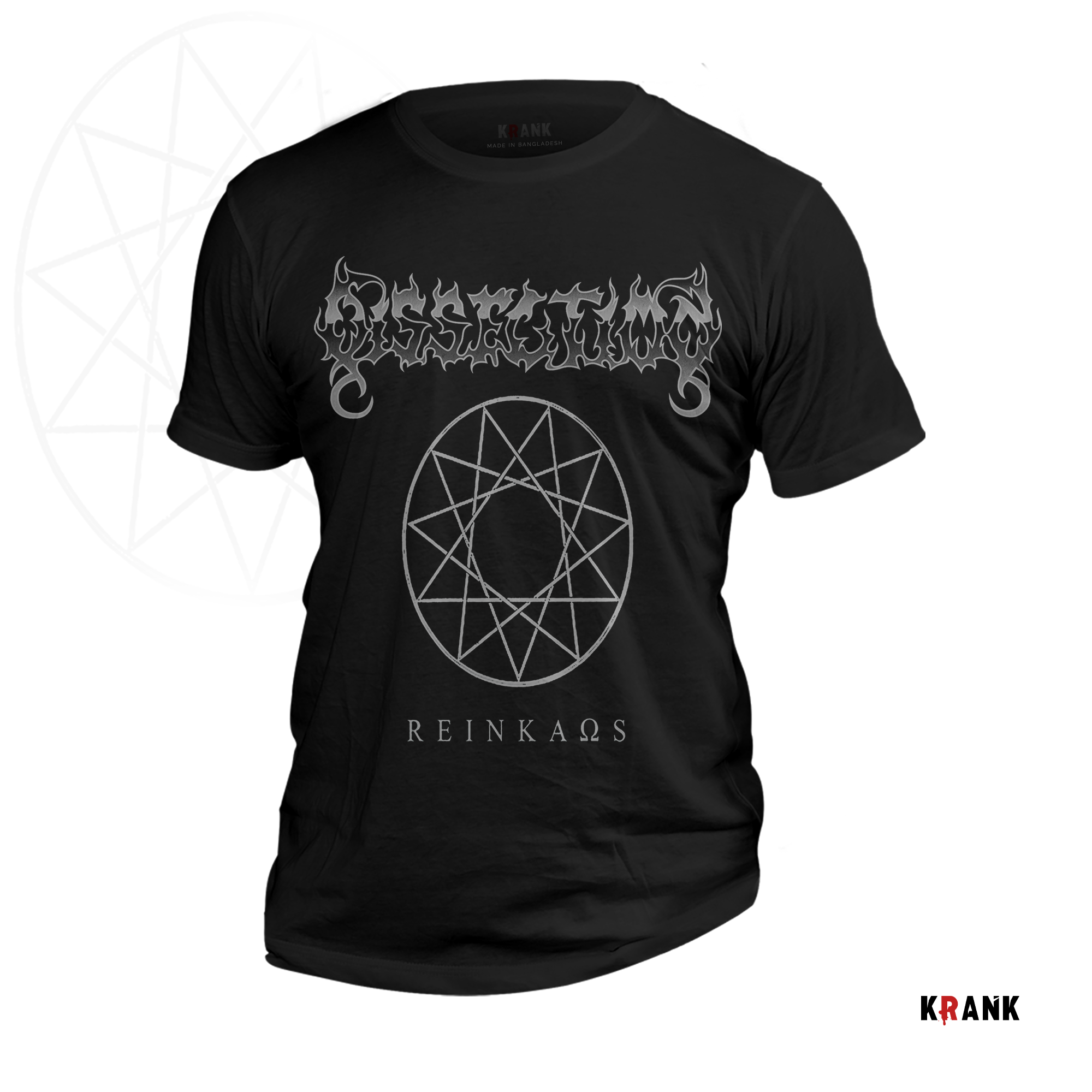 Dissection -Black Metal Band T Shirt Krank — Dissection