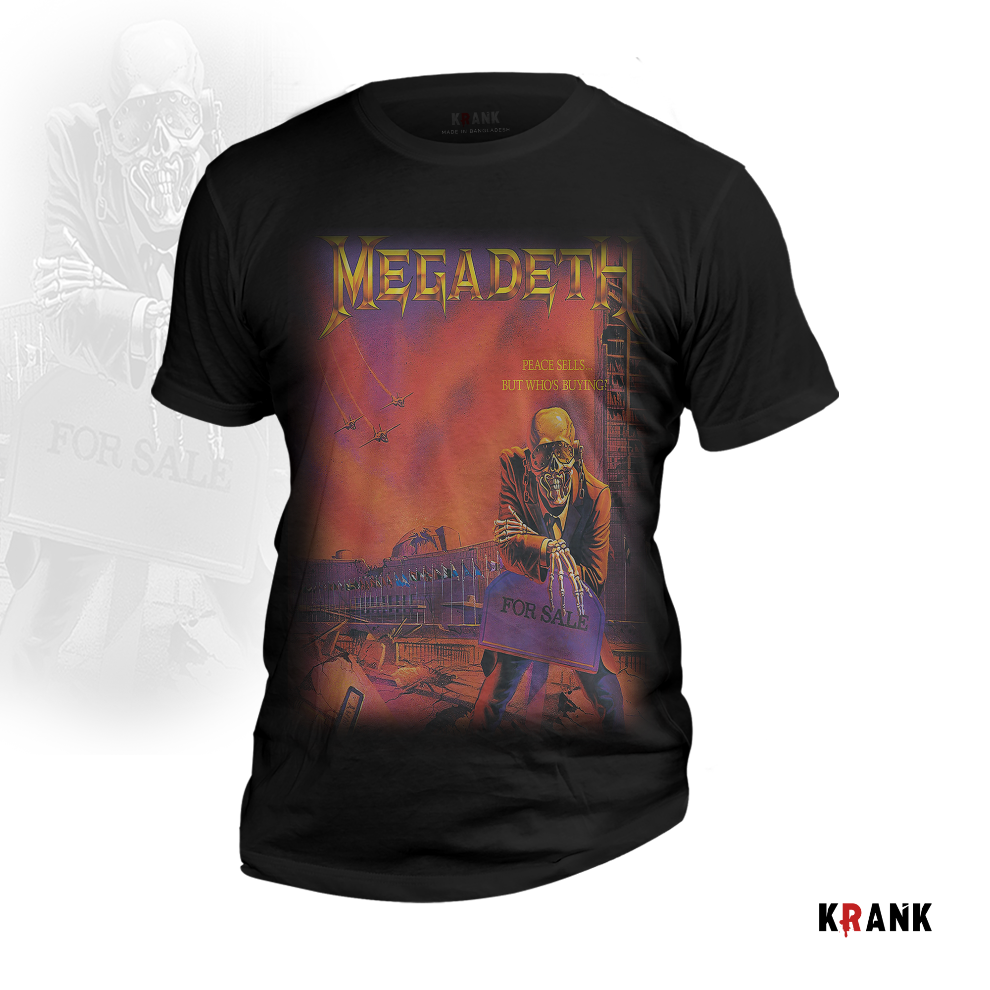 Megadeth -Peace Sells T Shirt Krank — Megadeth